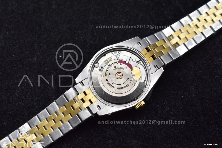 Ladies White YG Bracelet President 31 550 Dial 278271 Steel DateJust Markers Roman Lightweight GSF 316L on 1008